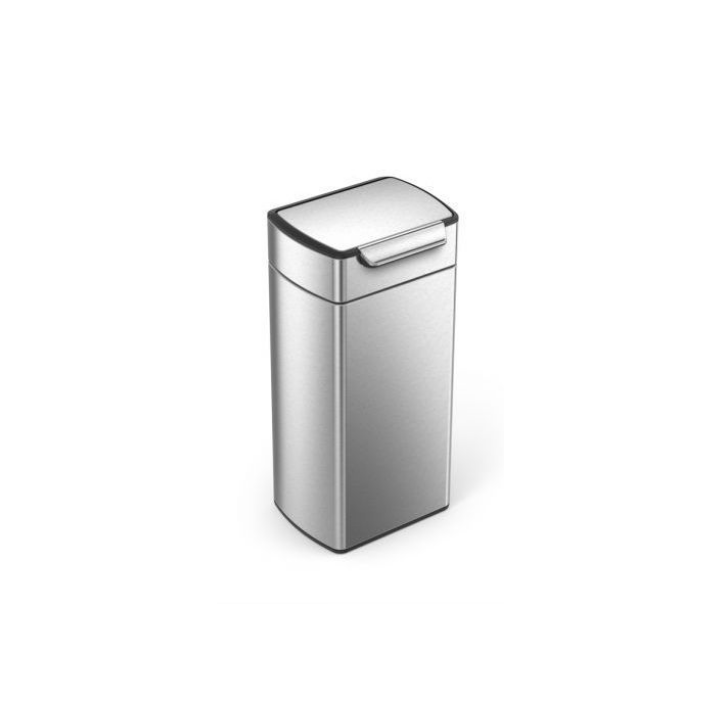 Simplehuman Touch Bar, afvalbak, 30 liter, mat RVS, VB 015590 - 0