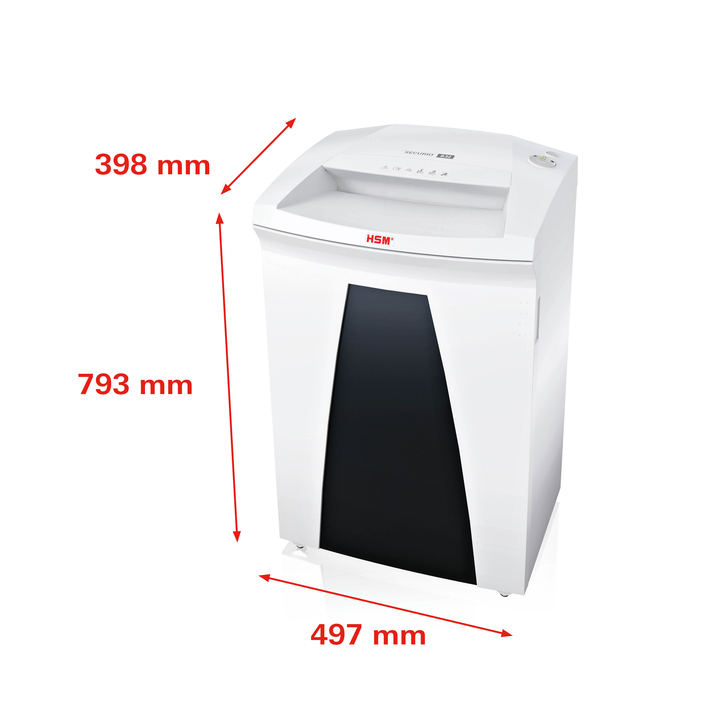 Papiervernietiger hsm b32 securio stroken 3.9mm - 1