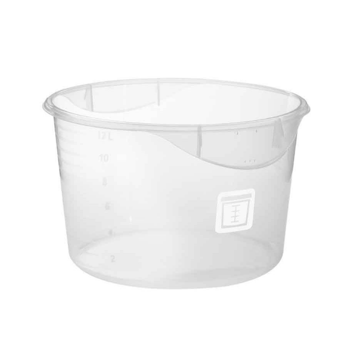 Voedselcontainer zuivel, 11.4 liter, VB 232646 (6 stuks) - 0