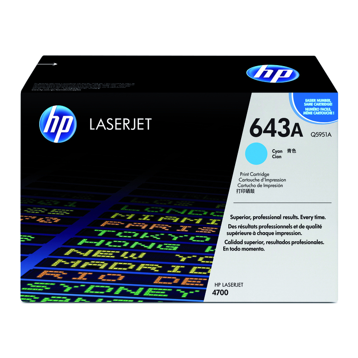 Tonercartridge hp q5951a blauw - 0