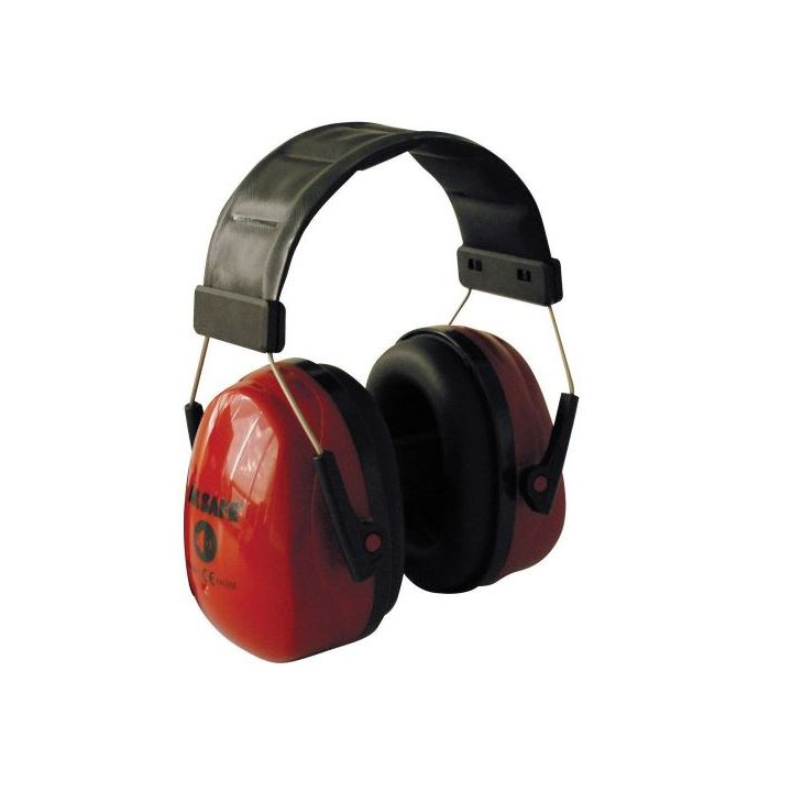 M-Safe, gehoorkap, Sonora 2, hoofdbevestiging , rood - 0