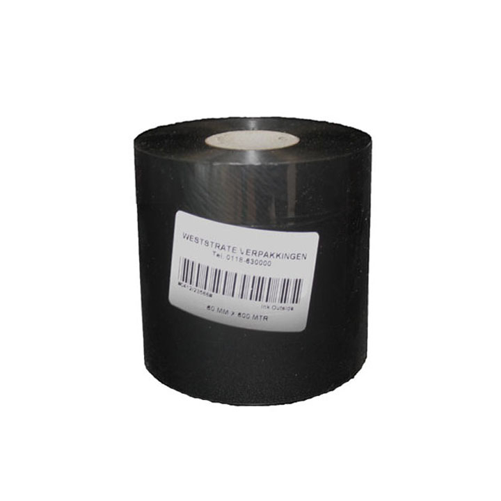 Printlint, wax/resin, 74mm x 600m, CSO, near edge - 0