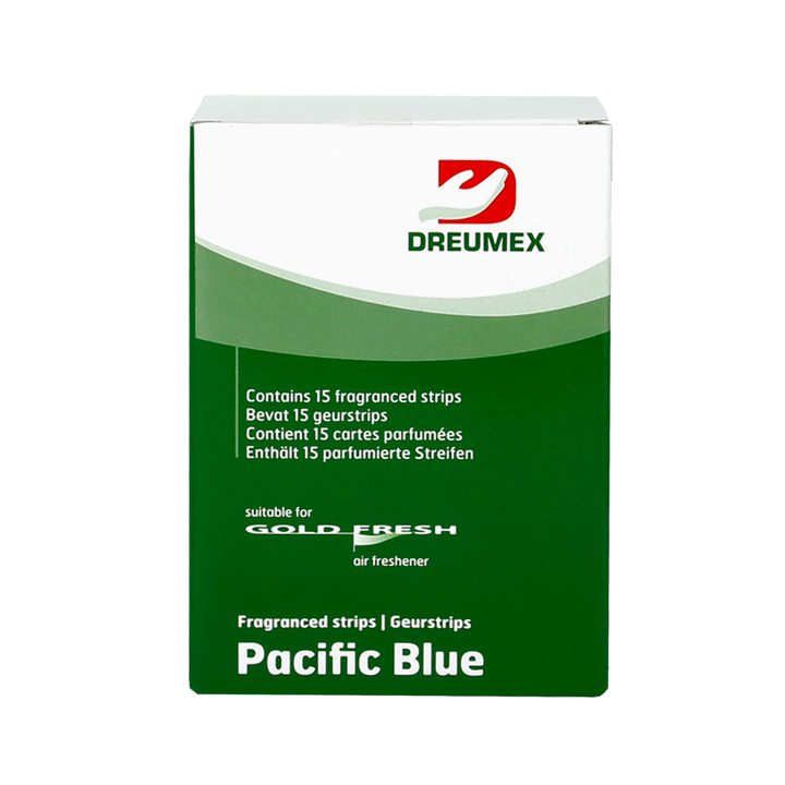Dreumex Gold | Luchtverfrisser | 15 Geurstrips | Pacific Blue | 99900001008 (1 pak) - 0