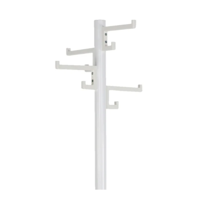 Staande Kapstok Porcelain | 178cm | 8-Haaks | Wit | VB 717972 - 1