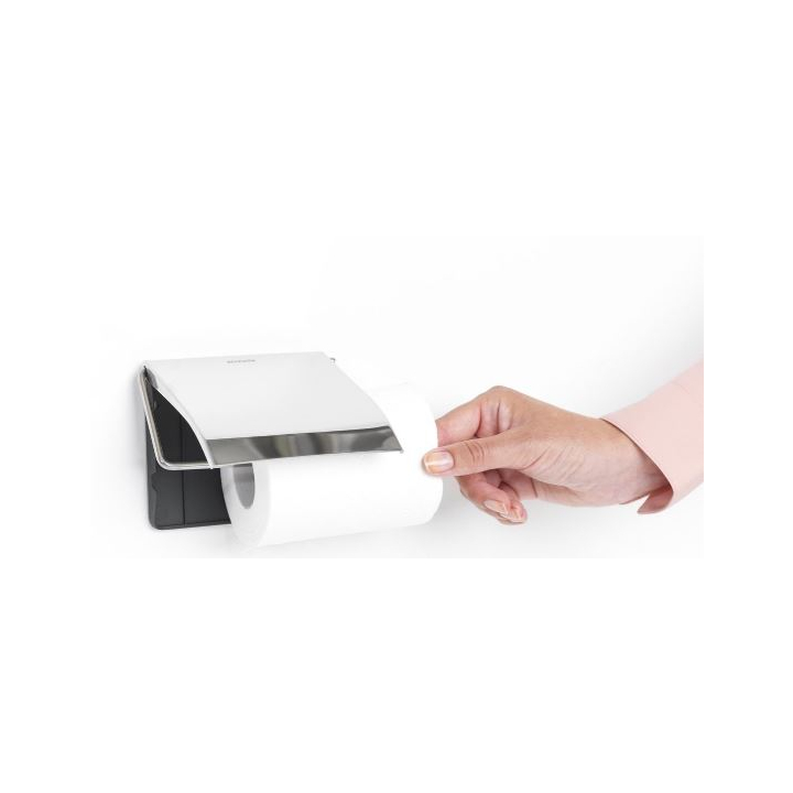 Brabantia | Toiletrolhouder Met Deksel | RVS | VB 414589 - 1