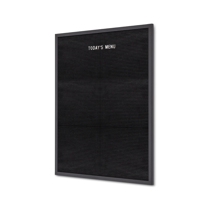 Letterbord zwart 60 x 80 cm met zwarte lijst(lebbl60x80) - 0