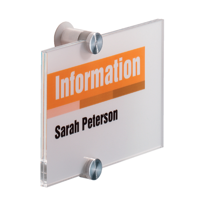 Deurbordje durable crystal sign 4821 148x105mm - 0
