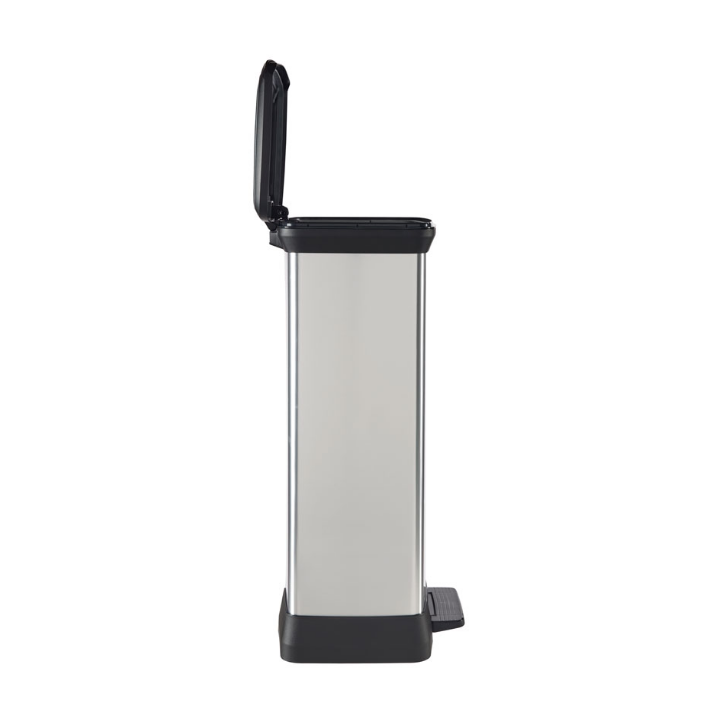Decobin, pedaalemmer, 2x23 liter, zilver/zwart, VB 680008 - 2