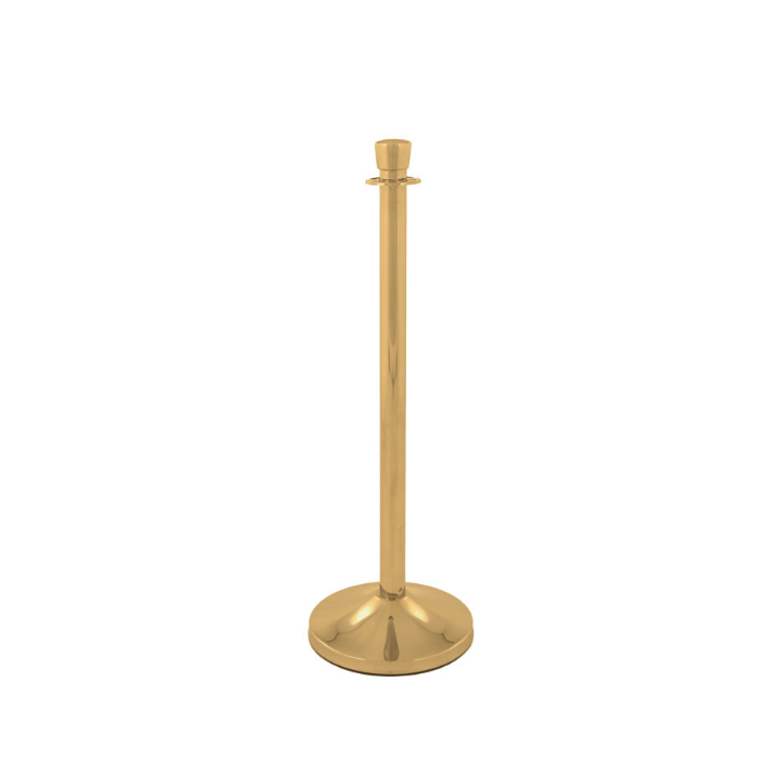 Afzetpaal op verzwaarde voet, 100 cm, messing, VB 964100 - 0