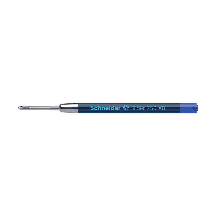 Schneider 755 Slider Jumbo, balpenvulling, 0.6mm, blauw - 0