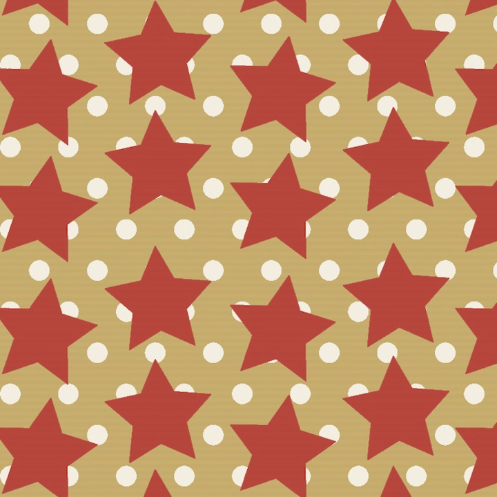 Kerstpapier, 30cm x 250m, bruin papier, K491427-6 - 0