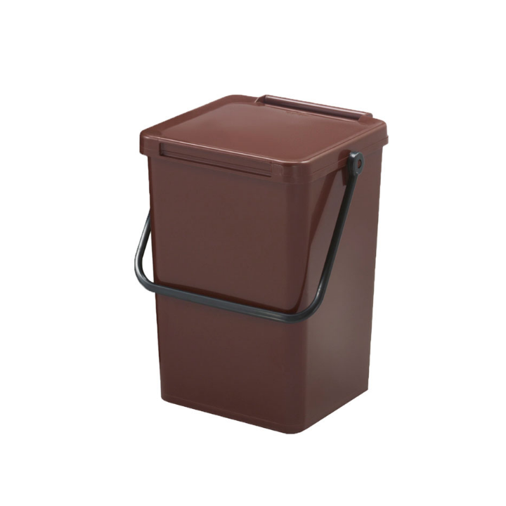Minimax, circulaire afvalemmer, 7 liter, bruin, VB 188086 - 0