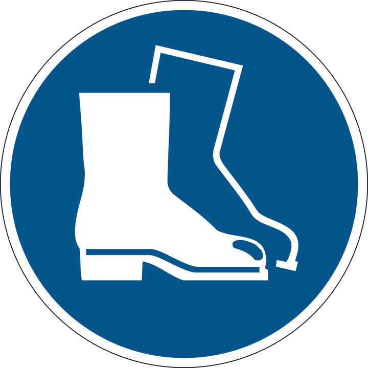 Durable, vloersticker 'gebruik veiligheidsschoenen' (1 stuk) - 0