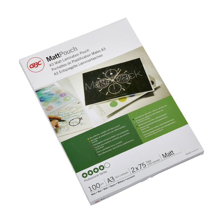 Lamineerhoes gbc a3 2x75micron mat(41660e) - 0