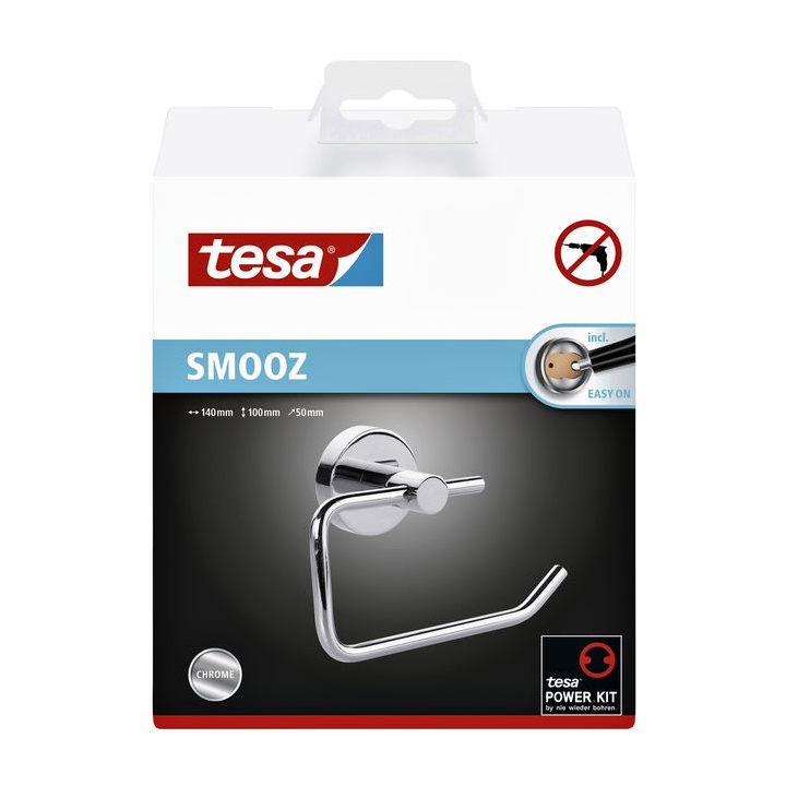 Tesa Smooz | Toiletrolhouder Zonder Deksel | Chroom | 40314 - 1