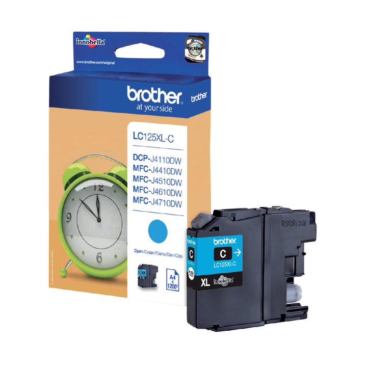 Inkcartridge brother lc-125 xl blauw(lc-125xlc) - 0