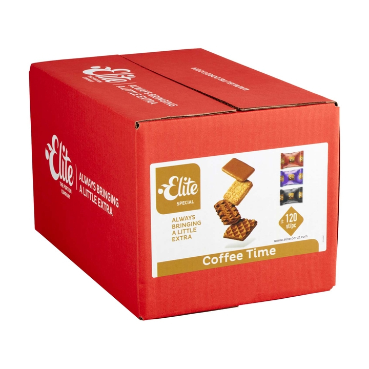 Koekmix, 120 stuks, coffee time assorti (1 doos) - 1