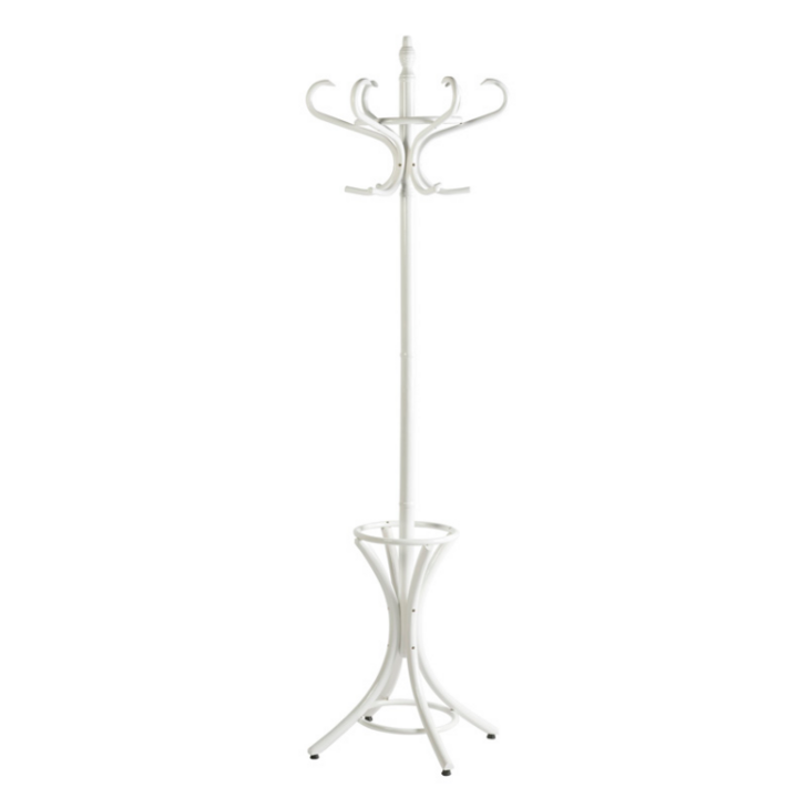 Staande kapstok Bistro, 185 cm, 12-haaks, wit, VB 431130 - 0
