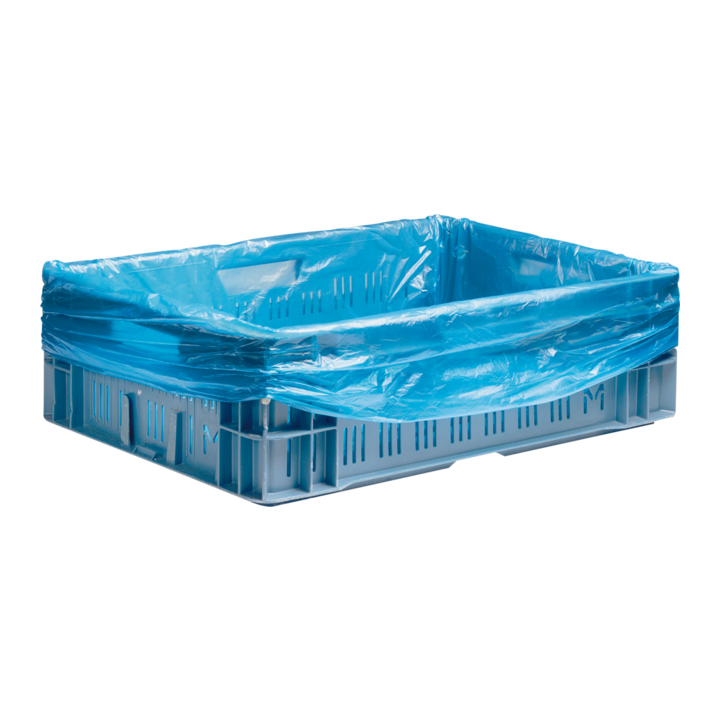 Kratzak | HDPE | 60/20x90cm | 20my | Blauw (500 zakken)  - 0