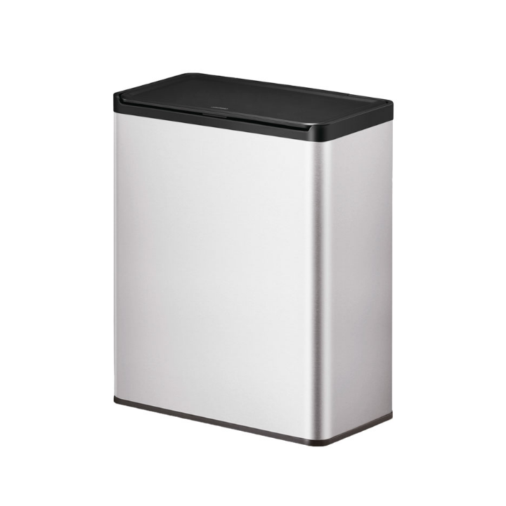 Eko Essential, touch afvalbak, 2x20 liter, mat RVS, VB811840 - 0