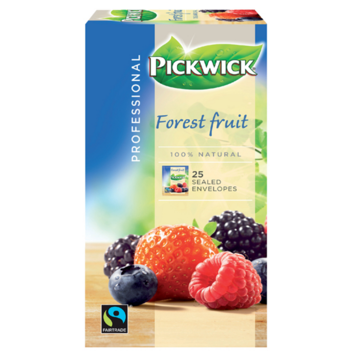 Pickwick Professional, thee, 1.5 gram, bosvruchten, 4016832 (25 stuks) - 1