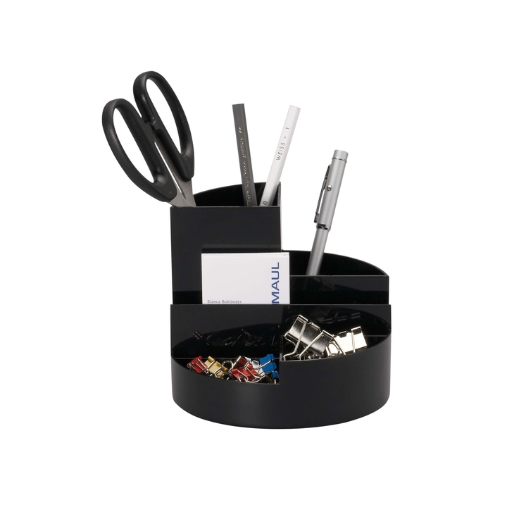 Pennenkoker maul roundbox recycled 6 vaks zwart(4117690.eco) - 2