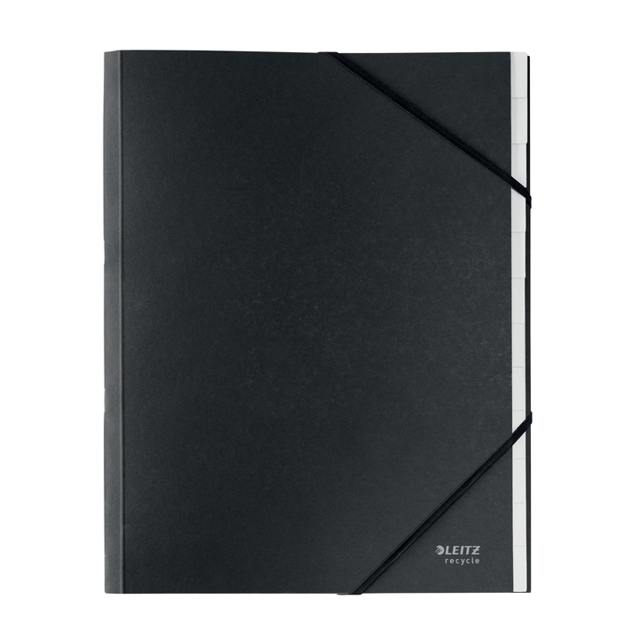 Sorteermap leitz recycle 12-tabs zwart(39150095) - 0
