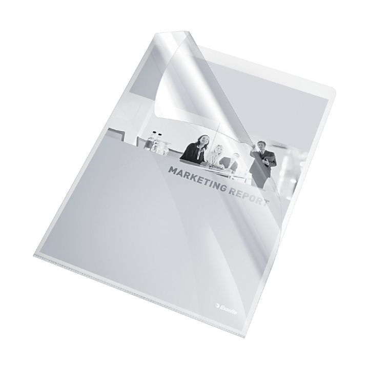 Insteekhoes l-model esselte a4 pp transp glad(56218) - 0