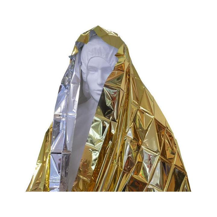 Lifeguard, reddingsdeken, 160x210cm, goud/zilver - 1