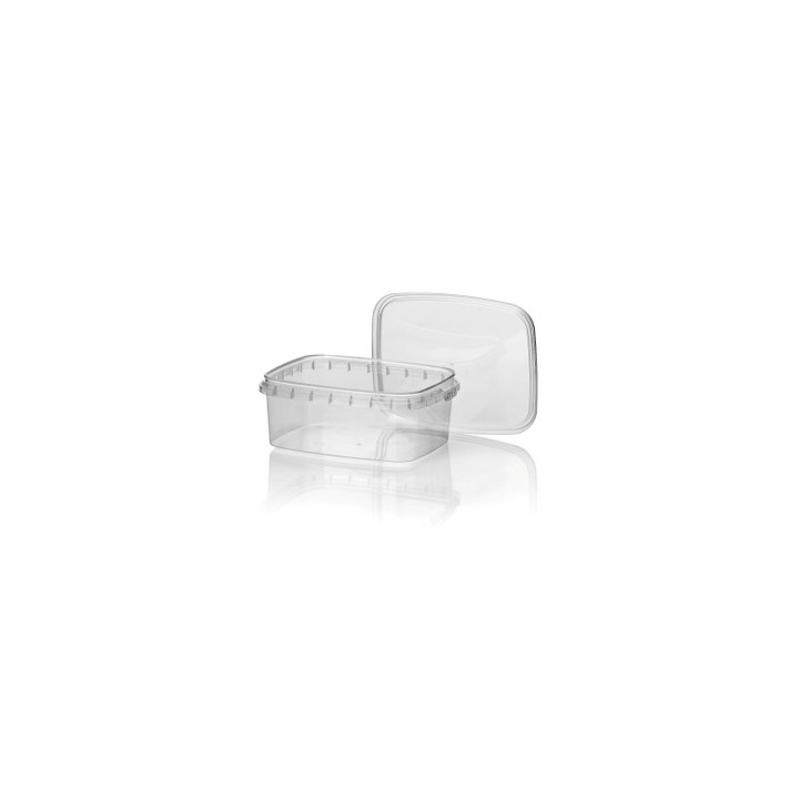 Bak + deksel, PP, 109x86x40mm,  verzegelbaar, 250ml (300) - 0