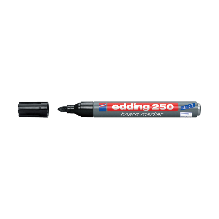 Viltstift edding 250 whiteboard rond 2mm zwart - 0