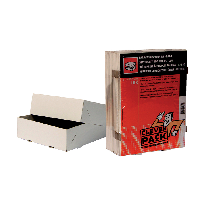Paraatdoos cleverpack a5 500v 218x155x55mm wit - 0