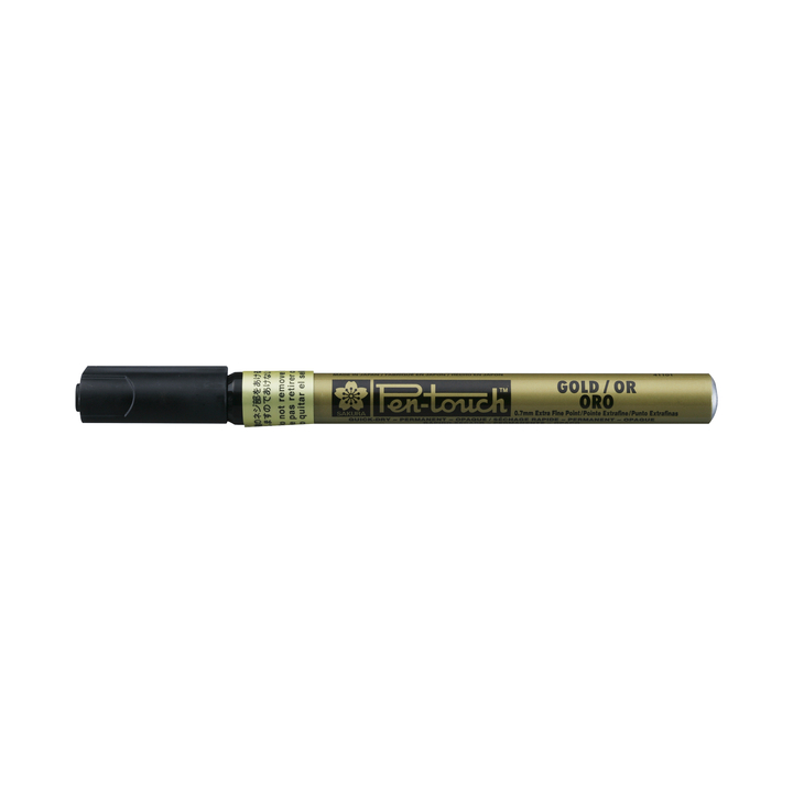 Viltstift bruynzeel pen-touch extra fijn goud - 0