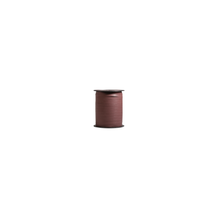 Krullint, paperlook, 10mm x 250m, cacao bruin - 0