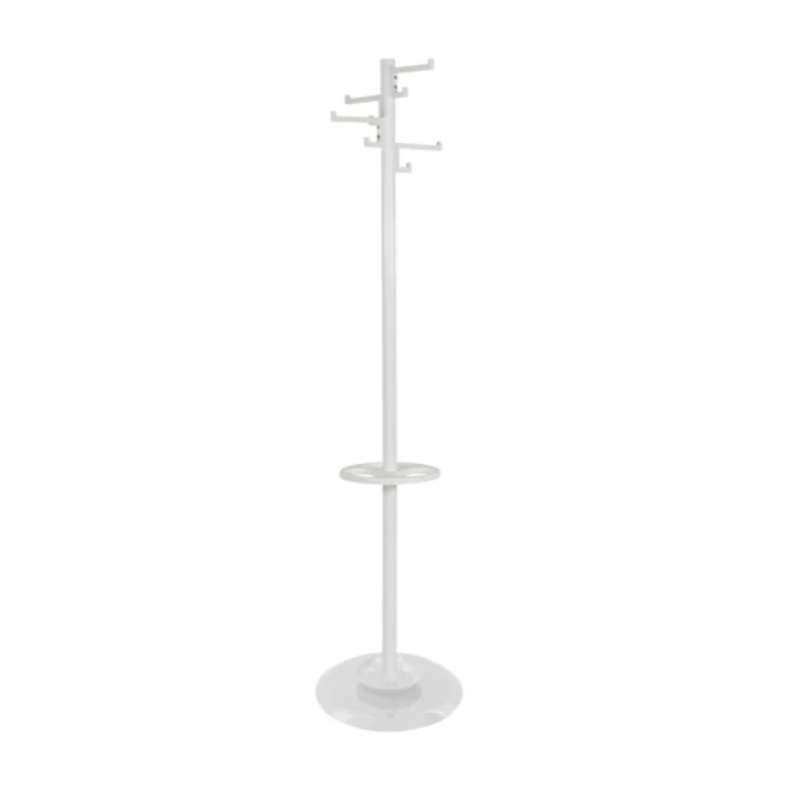 Staande Kapstok Porcelain | 178cm | 8-Haaks | Wit | VB 717972 - 0