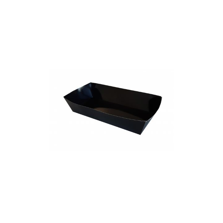 Conisch bakje, 120x55x45mm, 300g, zwart/zwart (500 stuks) - 0