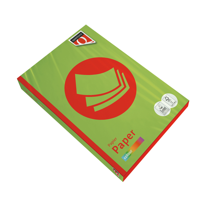 Kopieerpapier quantore colour a4 80gr helgroen(129264) - 0