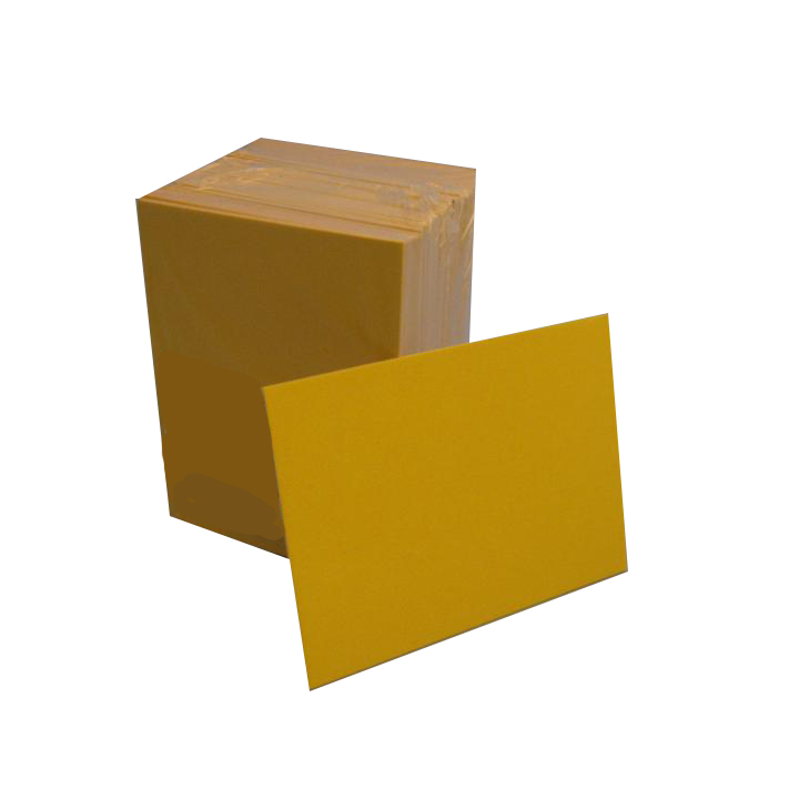 Prijskaart 6 x 8.5cm, geel (100 stuks) - 0