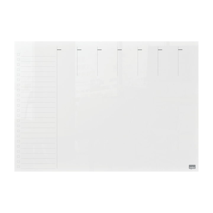 Weekplanner nobo transparant acryl a4(1915614) - 0