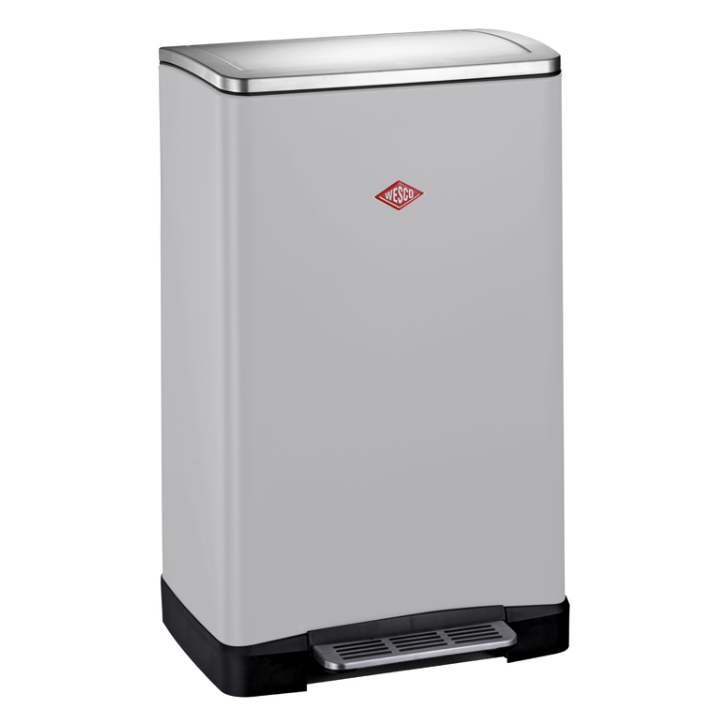 Wesco Double, pedaalemmer, 2x18 liter, cool grey, VB 381411 - 0
