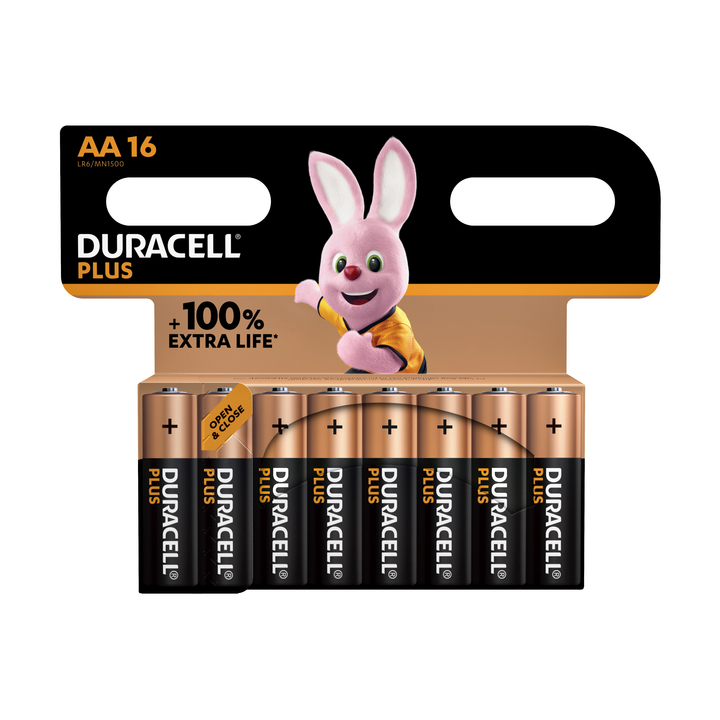 Batterij duracell plus aa 16st (1388138) - 0