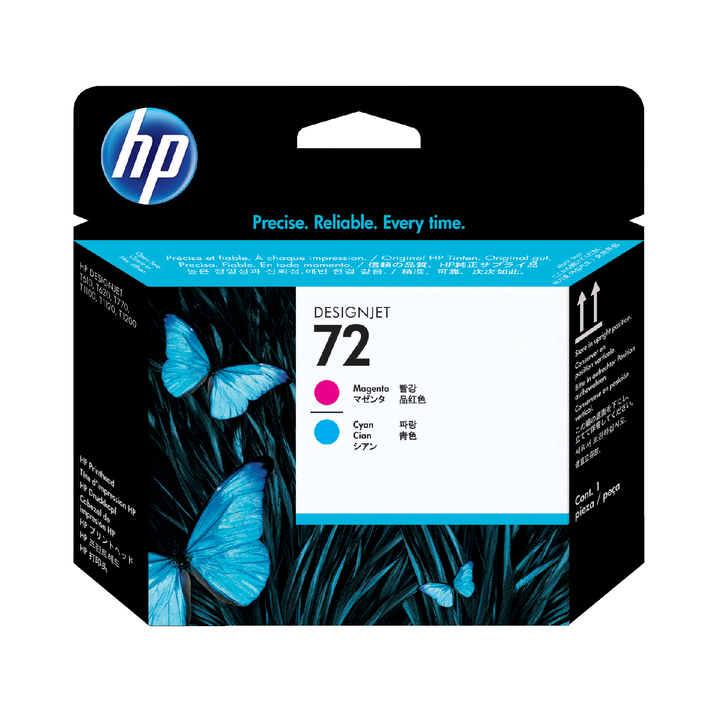 Printkop hp c9383a no 72 rood blauw - 0