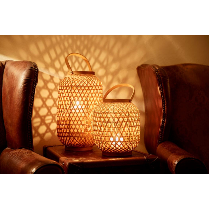 Duni | LED Lamphouder | 255x240mm | Lantaarn Area Nature | 183191 (2 stuks) - 3