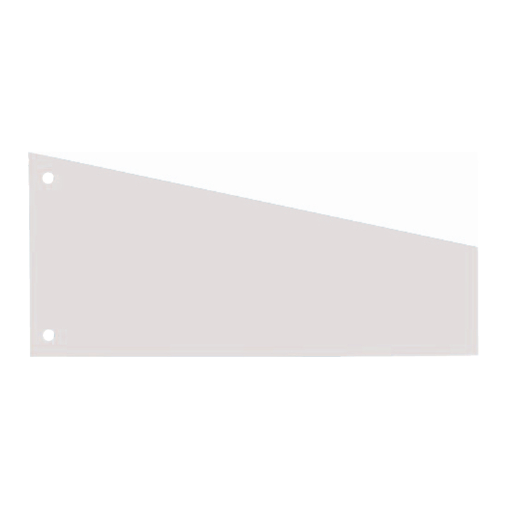 Scheidingsstrook elba trapezium 105x240x55 wit - 0