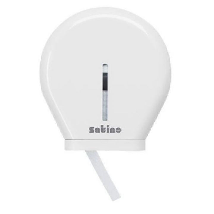 Satino by WEPA | Mini Jumbo Toiletpapier Dispenser | JT1 | Wit | 331050 - OP=OP AANBIEDING - 1