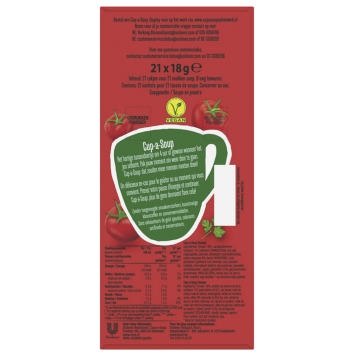 Cup-a-Soup, soep, 175ml, tomaat (21 zakjes) - 1