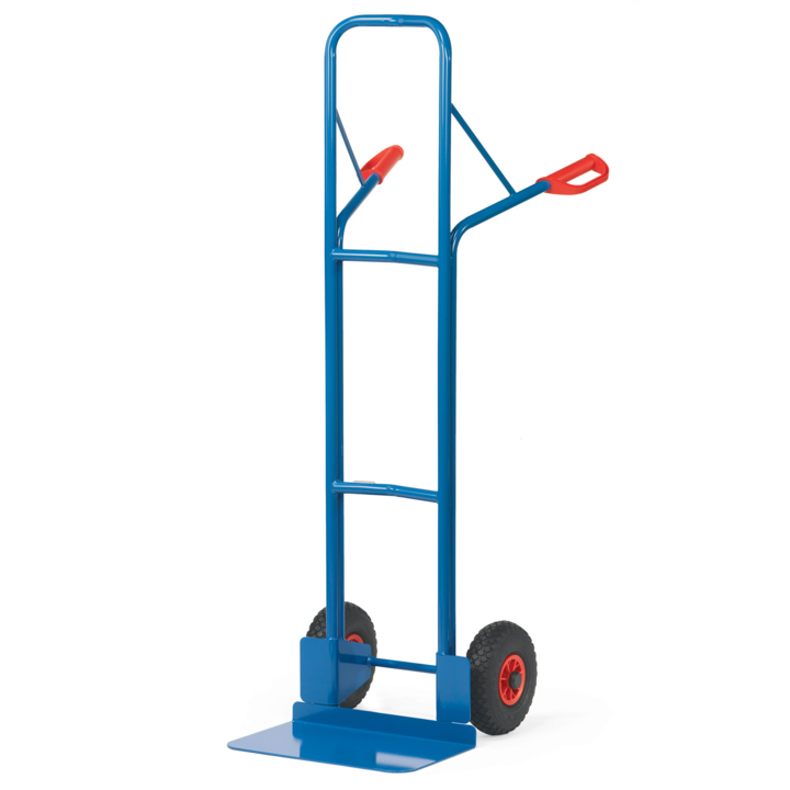 Steekwagen hoogte 1600 steekbreedte 480, Rubber banden - 0