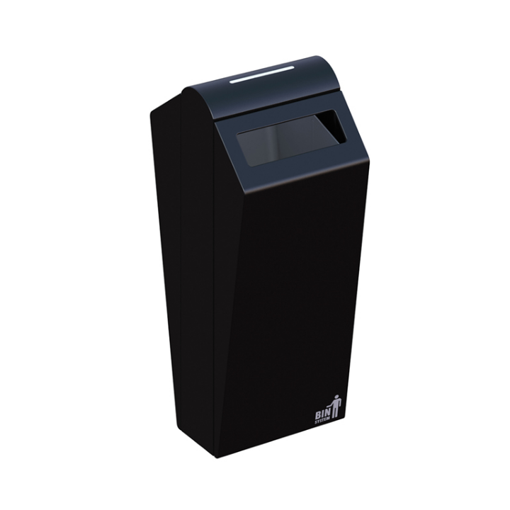 Binsystem, Double Bin afvalbak, 100 liter, zwart, VB 711543 - 0