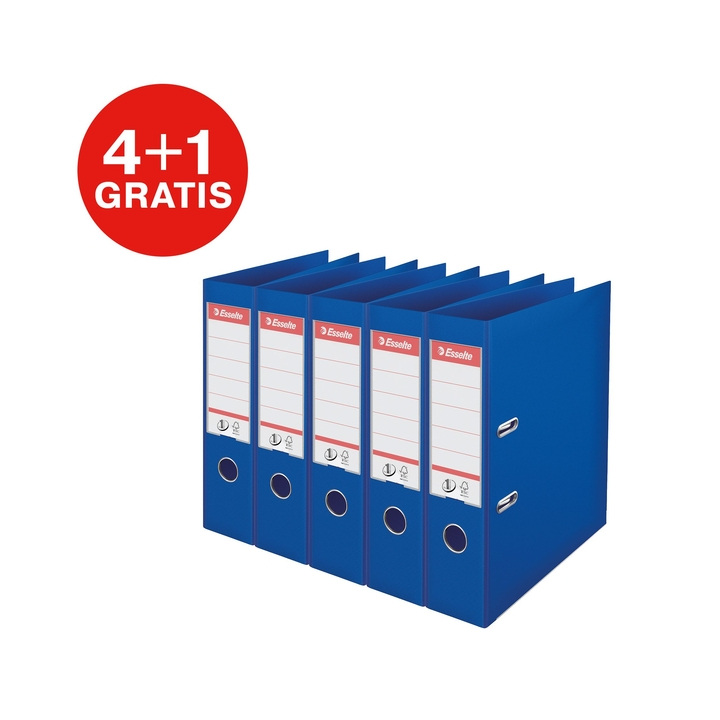 Ordner esselte no 1 power pp 75 mm blauw(162550)  5 st - 1