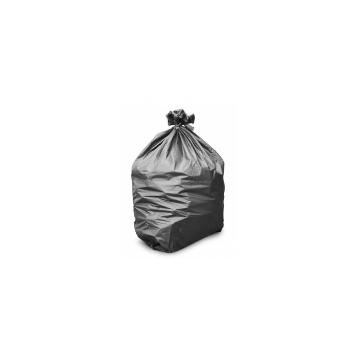 Vuilniszak | HDPE | 60x80cm | 60 Liter | T20 | Grijs (25 rollen x 20 zakken) - 1